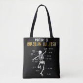 Tote Bag Funny Jiu Jitsu Fighter Anatomy BJJ Training Humor (Devant)