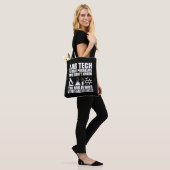 Tote Bag Funny lab tech cite laboratoire technicien humour (Sur le modèle)