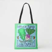 Tote Bag Funny Laitue Légumes Pun Enseignant élémentaire (Devant)