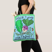 Tote Bag Funny Laitue Légumes Pun Enseignant élémentaire (De près)