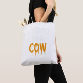Tote Bag Funny Lazy Halloween Costume Pretend I'm A Cow Pe (De près)