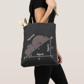 Tote Bag Funny Math Humour Hippotenuse (De près)