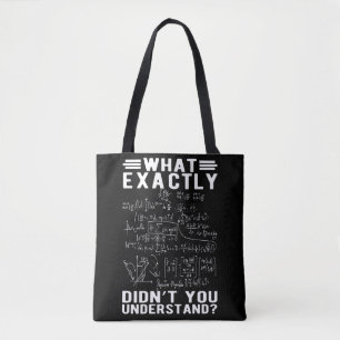 Tote Bag Funny Mathématicien Physique Enseignant Sciences 