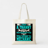 Tote Bag Funny Mechanic Gag Gift Offensive Humor Aircraft D (Dos)