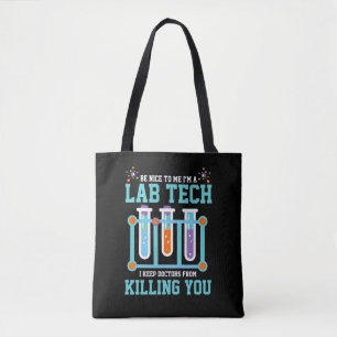 Tote Bag Funny Medical Lab