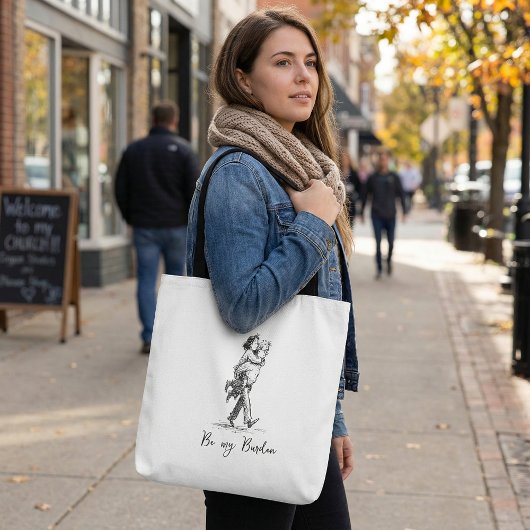 Tote Bag Funny  minimalist simple make it diy 