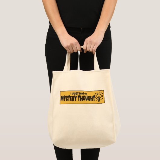 Tote Bag Funny Mystery Pensée Côté Route Attraction Art amu (Devant (produit))