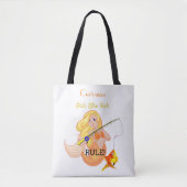 Tote Bag Funny Pêche Fille Sirène Thunder_Cove (Devant)