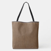 Tote Bag Funny Peeking Giraffe Monogramme Fourre-tout (Dos)