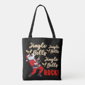 Tote Bag Funny Père Noël Jingle Bell Rock Noël (Dos)