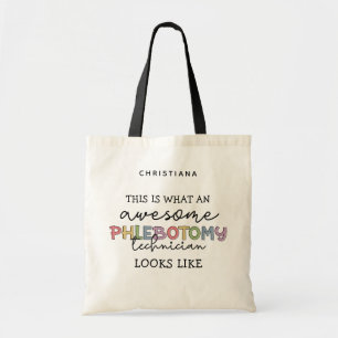 Tote Bag Funny Phlebotomy Technicien génial PBT