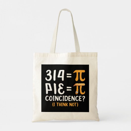 Tote Bag Funny Pi Day Pie Math Enseignants Chemises, Pi Sym (Dos)