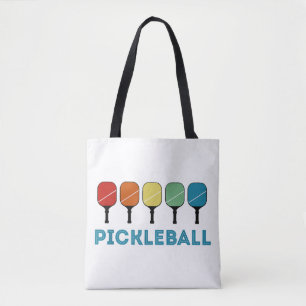 Tote Bag Funny Pickleball Retro Vintage