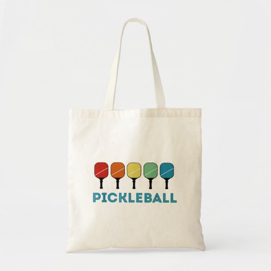 Tote Bag Funny Pickleball Retro Vintage (Devant)