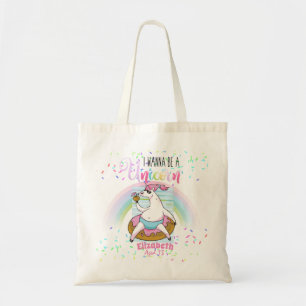 Tote Bag Funny Pool Party UNICORN Ado Girls Graphics Nommé
