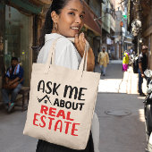Tote Bag Funny Realtor Cadeau Agent immobilier Broker