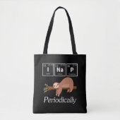 Tote Bag Funny Science Pun Chimie Sloth Nap Lover (Devant)