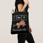 Tote Bag Funny Science Pun Chimie Sloth Nap Lover (De près)