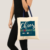 Tote Bag Funny Teacher Chaos Coordinator  (Devant (produit))
