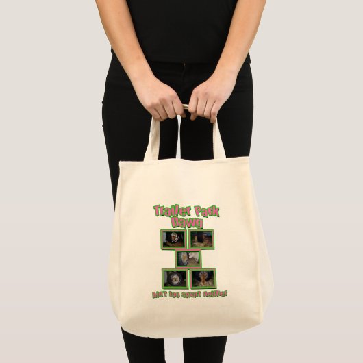 Tote Bag Funny Trailer Park Dawg (Devant (produit))