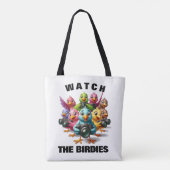 Tote Bag Funny Watch Birdies Shutterbugs (Dos)