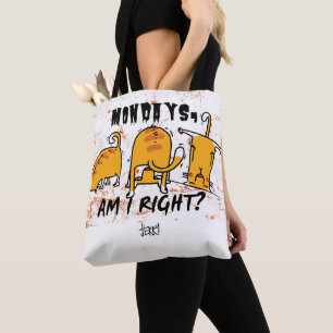 Tote Bag Funny Yoga Orange Cats