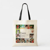 Tote Bag Funtie Aunt Auntie Definition Photo Collage (Dos)