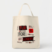 Tote Bag Fur wearer guilty (Devant)