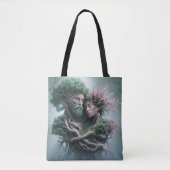 Tote Bag fusão homem e natureza (Devant)
