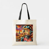Tote Bag Fusées parmi les étoiles (Dos)