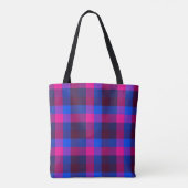 Tote Bag Fusion de mosaïque néon (Dos)