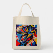 Tote Bag Fusion de T-rex Dinosaur sauvage (Dos)