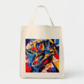 Tote Bag Fusion de T-rex Dinosaur sauvage (Devant)