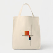 Tote Bag Fusion géométrique minimaliste simple (Devant)