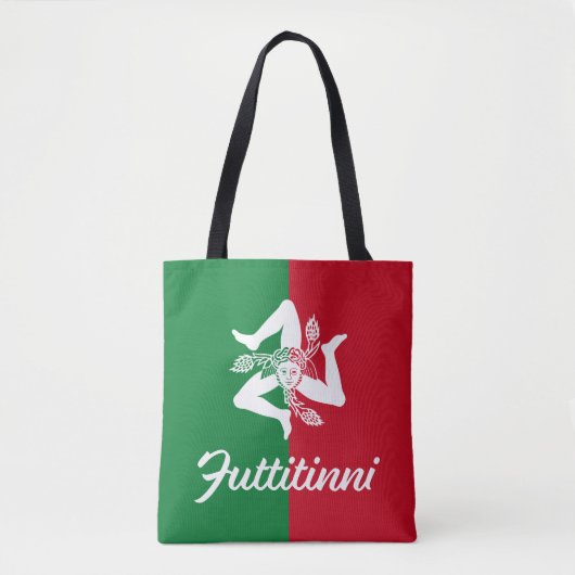 Tote Bag Futtitinin Sicile Trinacria (Devant)
