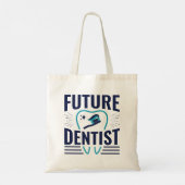 Tote Bag Futur étudiant de l'école dentaire dentiste (Dos)