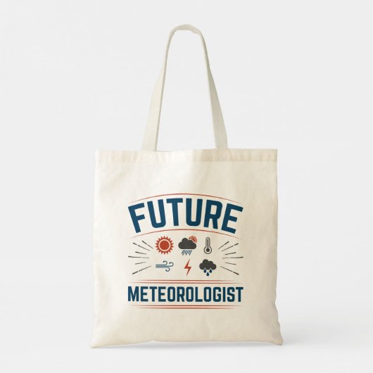 Tote Bag Futur météorologue (Dos)