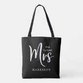 Tote Bag Futur Mme Personalized Black (Dos)