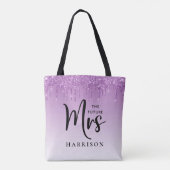 Tote Bag Futur Mme Purple Parties scintillant Drips Personn (Dos)