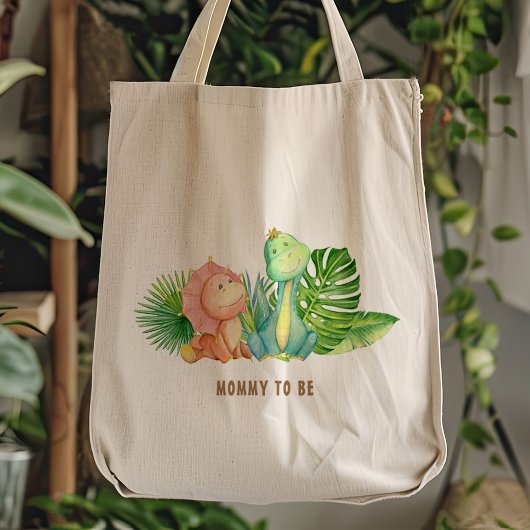 Tote Bag Future Maman Dinosaure