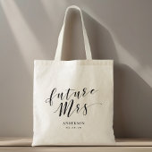 Tote Bag Future Mme Calligraphie Moderne