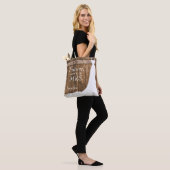 Tote Bag Future Mme In Rustic Wood Style (Sur le modèle)