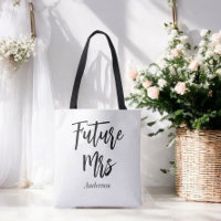 Future Mme Mariée Mariage Noir Blanc