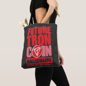 Tote Bag Future TRON Coin Millionaire (De près)