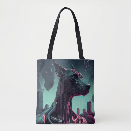 Tote Bag Futuriste Grande Danse Le compagnon robotique (Devant)