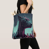 Tote Bag Futuriste Grande Danse Le compagnon robotique (De près)