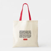 Tote Bag Fyodor Dostoïevski cite des écrivains russes (Dos)