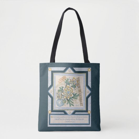 Tote Bag G création Office Fleur jaune (Devant)