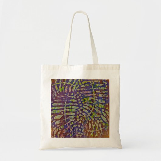 Tote Bag Gabarit d'impression Gelli Art Abstrait (Devant)