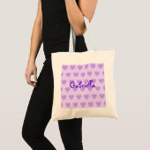 Tote Bag Gabriella en violet (Devant (produit))